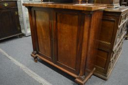 A Victorian mahogany small sideboard or chiffonier.