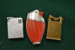 Three cigarette lighters.