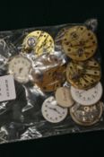 Various watch parts.