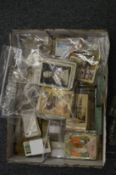 A quantity of cigarette cards, some with original boxes to include sporting subjects and others.