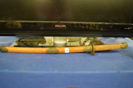 Reproduction Samurai sword.