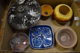 A collection of Japanese ceramics.