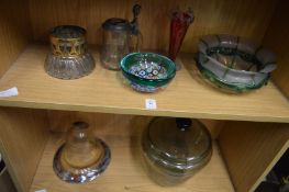 Decorative glassware.