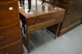 A 19th century mahogany Pembroke table.