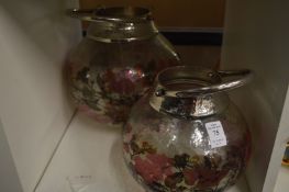 Two decorative hanging lanterns.