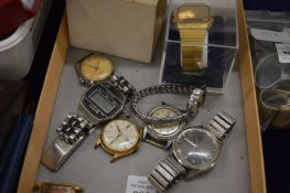 Various wristwatches.