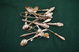 Silver handled manicure items etc.