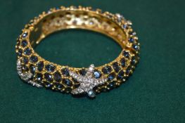 A diamante bangle.