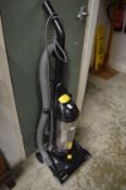 A Zanussi upright vacuum cleaner.