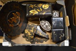 Japanese lacquer ware.