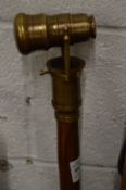 A telescope walking stick.