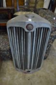 Motoring interest, a Lea-Francis radiator grill.