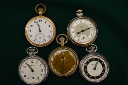 Various pocket watches.