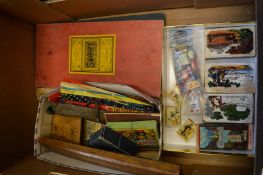 Various games, collectors match boxes etc.