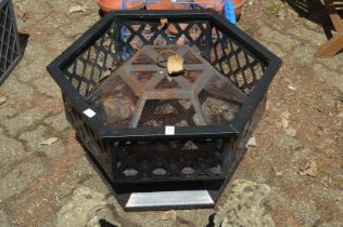 A fire pit.