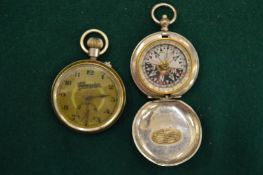 Two pocket watches.