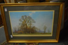 David Shepherd, last leaves of Autumn, limited edition print, pencil signed and three other