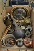 Eastern brass ware and other collectables.