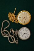 TWO POCKET WATCHES.