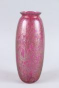 A GOOD 'LOETZ' IRIDESCENT VASE. 10ins high.