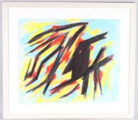 WILLIAM GEAR RA FRSA FBSA (1915-1997) 'Spiked Summer 1985' watercolour on paper, signed and dated '