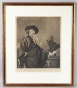 VALENTINE GREEN (1739-1813) AFTER JOSHUA REYNOLDS Portrait of Joshua Reynolds, Knight, President