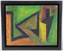 GABRIEL WEISSMANN (1944-1997) 'At Death's Door' oil on board, signed and dated 1996, 20cm x 25.5cm