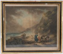 JAMES WARD (1769-1859) AFTER GEORGE MORLAND, 'Smugglers', publ Nov 1 1793 by I R Smith, King Street,