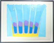 TREVOR BELL (1930-2017) 'Lemon Base' mixed media on paper, signed and dated in pencil, '75 96cm x