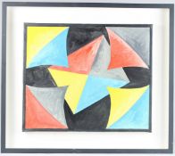 MARK LANCASTER (1938-2021) 'After Doubles' oil on canvas, Mayor Rowan Gallery label, 50cm x 60.5cm