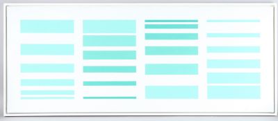 KEITH RICHARDSON-JONES (1925-2005) 'Sequence 6/4 1972' acrylic on canvas, Redfern Gallery label,