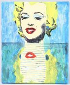 MARK LANCASTER (1938-2021) 'Marilyn Oct 12-25 1987' oil on canvas, signed verso, Mayor Rowan Gallery