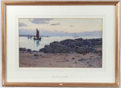 JOHN McDOUGAL (1851-1945) 'The Start of the Day' watercolour, signed and dated, 29cm x 49.5cm