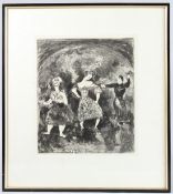 MARC CHAGALL (1887-1985) Testament explained by Aesop, etching, 30cm x 26cm