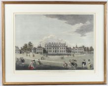 MILLER AFTER MILLER 'A view of the East Front of the Queen's Palace, St James Park' hand coloured