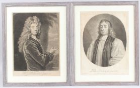 ISAAC BECKETT (1653-1719) AFTER I RIBY Portrait of Henry Bishop of London, mezzotint, 35cm x 26cm