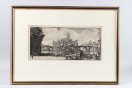 AFTER FRANCESCO PIRANESI (1758-1810) 'Scenographia Pontis Hodie Mollis..' Vide Indicem ruinar num.