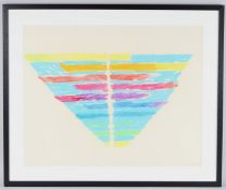 TREVOR BELL (1930-2017) abstract composition pastel on paper, signed in pencil, dated '78 55cm x
