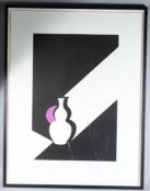 PATRICK CAULFIELD RA (1936-2005) Arita Flask Black, screenprint, signed in pencil, 36/45, print size