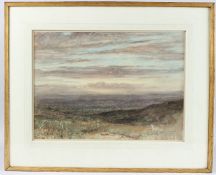 HERBERT JOHN FINN (1860-1942) 'A Derbyshire Landscape', watercolour, signed and dated 1923,