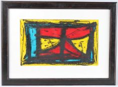 WILLIAM GEAR RA FRSA FBSA (1915-1997) Untitled, Acrylic on paper, 23cm x 39cm