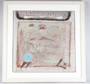 MARTIN BRADLEY (1931-2023) 'La Hisnachis' oil on canvas, signed, inscribed and dated 1960 verso,