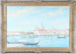 C. LEZAMA (20TH CENTURY) View of Venice, oil on canvas, signed, 59cm x 89.5cm