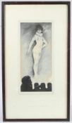 CAVENDISH MORTON 'Fantasia' Platinum print, signed in pencil and dated 1906 on the mount, label