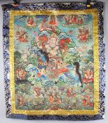 A TIBETAN THANGKA.
