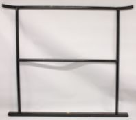 A CHINESE KIMONO STAND. 5ft high x 5ft 6ins long.