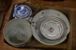 Decorative porcelain.