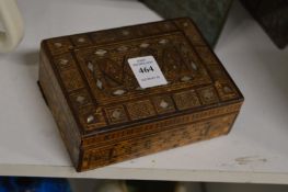 An Eastern inlaid box.