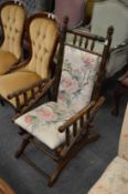 An American style rocking chair.