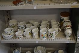 Quantity of Portmeirion Botanic Garden china.